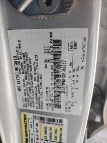 Photo 11 VIN: 3FA6P0HD4KR166639 - FORD FUSION SE 