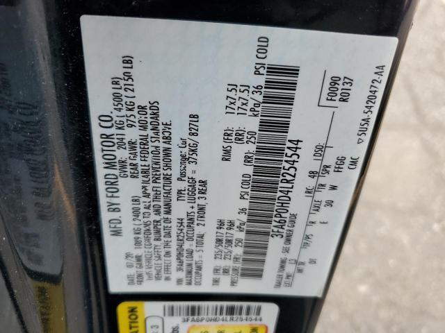 Photo 12 VIN: 3FA6P0HD4LR254544 - FORD FUSION SE 