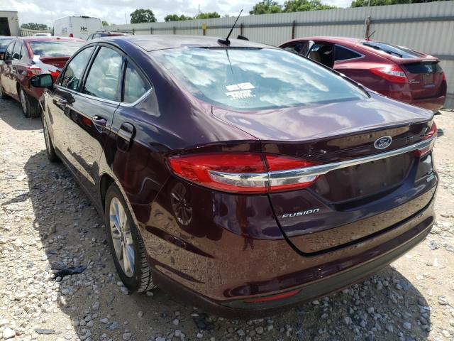 Photo 2 VIN: 3FA6P0HD5HR335267 - FORD FUSION SE 