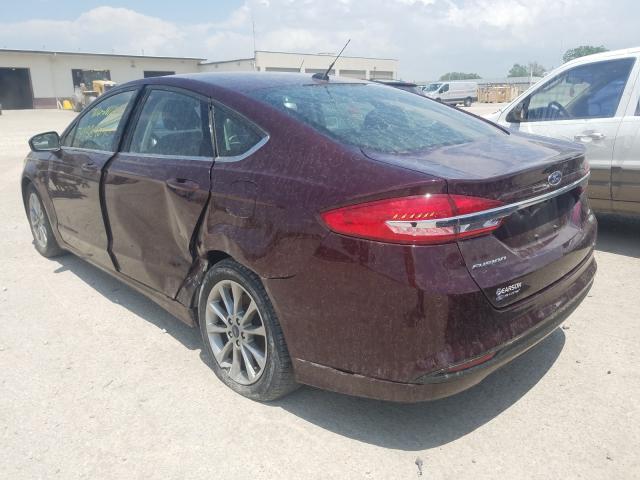 Photo 2 VIN: 3FA6P0HD5HR403891 - FORD FUSION SE 