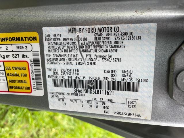 Photo 9 VIN: 3FA6P0HD5LR111621 - FORD FUSION 