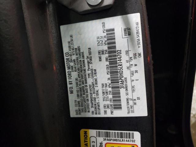 Photo 11 VIN: 3FA6P0HD5LR144702 - FORD FUSION SE 