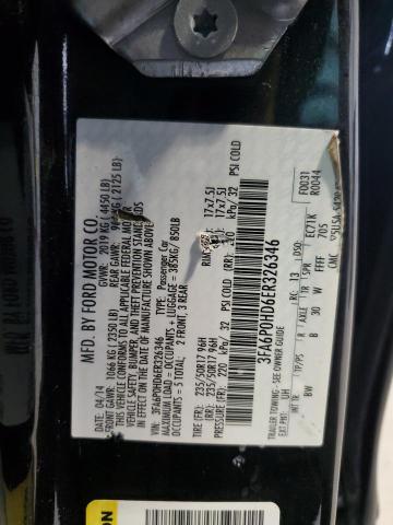 Photo 11 VIN: 3FA6P0HD6ER326346 - FORD FUSION 