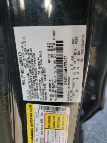 Photo 11 VIN: 3FA6P0HD6FR226247 - FORD FUSION SE 