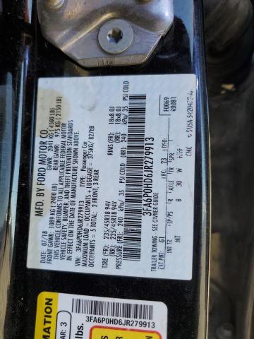 Photo 11 VIN: 3FA6P0HD6JR279913 - FORD FUSION 