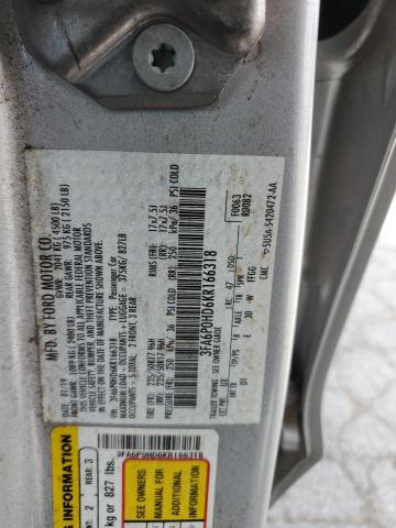 Photo 11 VIN: 3FA6P0HD6KR166318 - FORD FUSION SE 