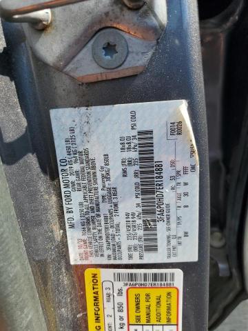 Photo 11 VIN: 3FA6P0HD7ER184881 - FORD FUSION SE 