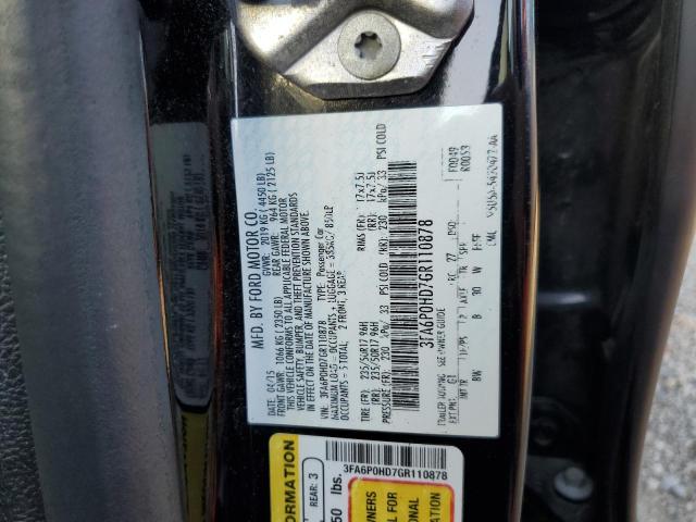 Photo 12 VIN: 3FA6P0HD7GR110878 - FORD FUSION SE 