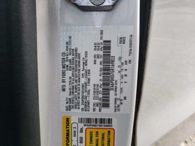 Photo 11 VIN: 3FA6P0HD7GR169803 - FORD FUSION 