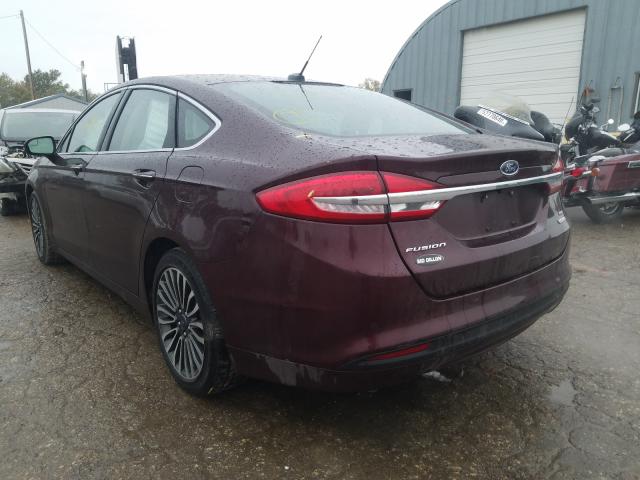 Photo 2 VIN: 3FA6P0HD7HR109988 - FORD FUSION SE 