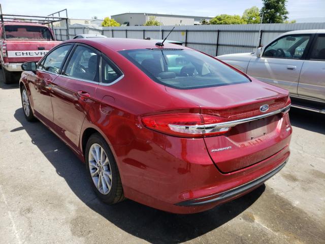 Photo 2 VIN: 3FA6P0HD7HR215986 - FORD FUSION SE 