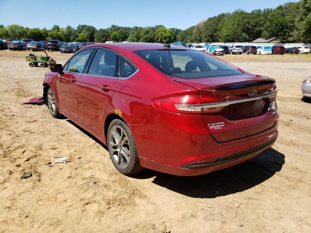 Photo 2 VIN: 3FA6P0HD7HR312637 - FORD FUSION SE 