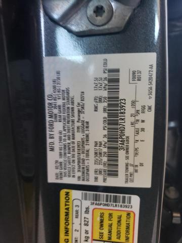 Photo 11 VIN: 3FA6P0HD7LR183923 - FORD FUSION SE 