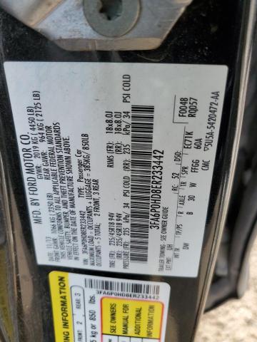 Photo 11 VIN: 3FA6P0HD8ER233442 - FORD FUSION SE 