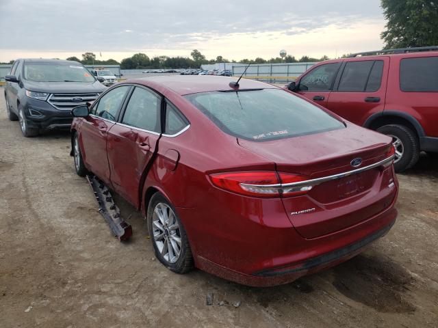 Photo 2 VIN: 3FA6P0HD8HR174333 - FORD FUSION SE 