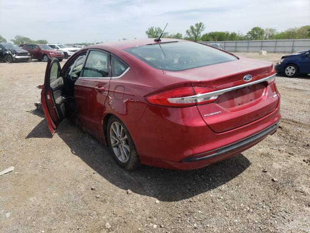 Photo 2 VIN: 3FA6P0HD8HR263156 - FORD FUSION SE 