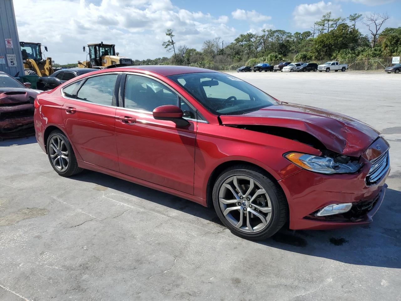 Photo 3 VIN: 3FA6P0HD8HR270589 - FORD FUSION 