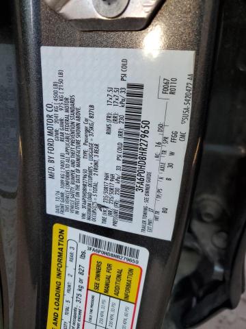 Photo 11 VIN: 3FA6P0HD8HR279650 - FORD FUSION SE 