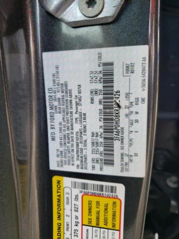 Photo 11 VIN: 3FA6P0HD8KR102426 - FORD FUSION 