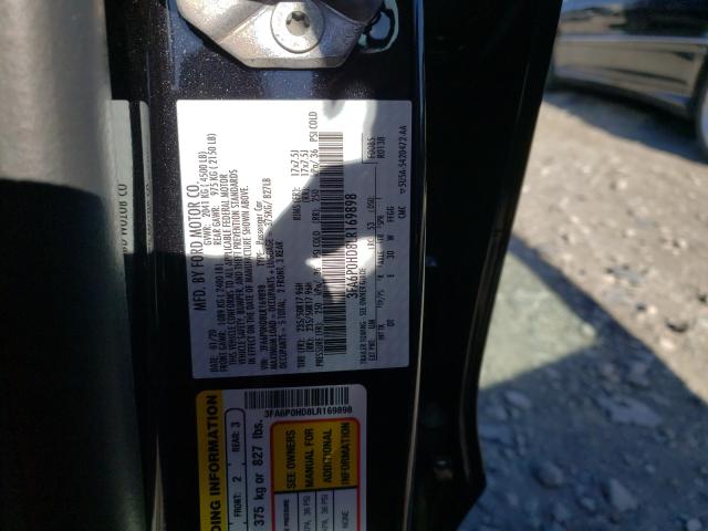 Photo 9 VIN: 3FA6P0HD8LR169898 - FORD FUSION SE 