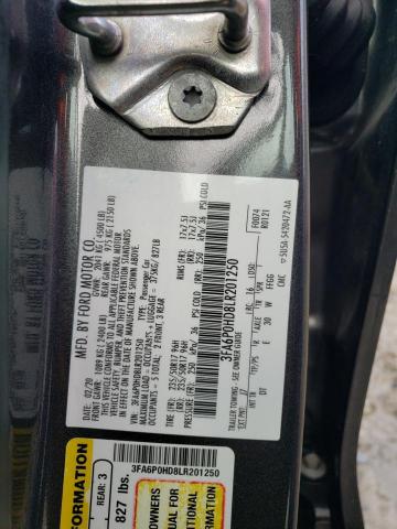 Photo 9 VIN: 3FA6P0HD8LR201250 - FORD FUSION SE 