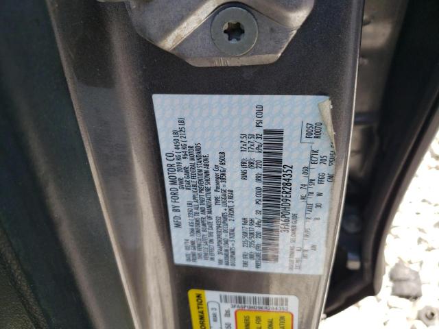 Photo 11 VIN: 3FA6P0HD9ER284352 - FORD FUSION 