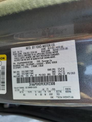 Photo 11 VIN: 3FA6P0HD9ER392308 - FORD FUSION 