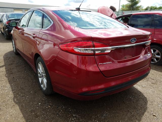 Photo 2 VIN: 3FA6P0HD9HR150607 - FORD FUSION SE 