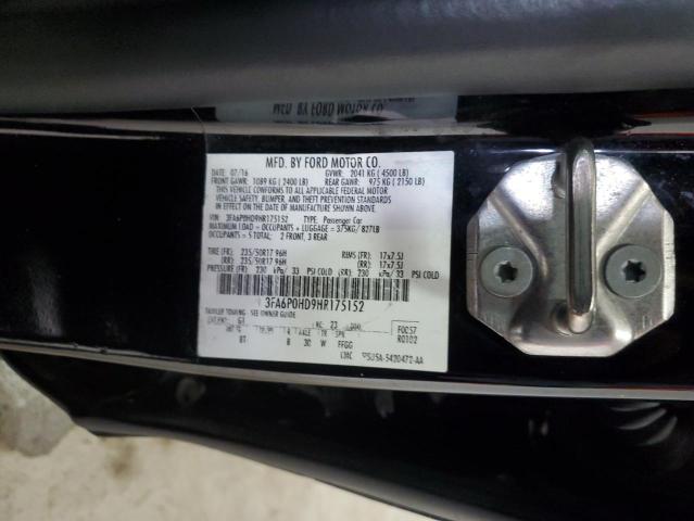 Photo 12 VIN: 3FA6P0HD9HR175152 - FORD FUSION SE 