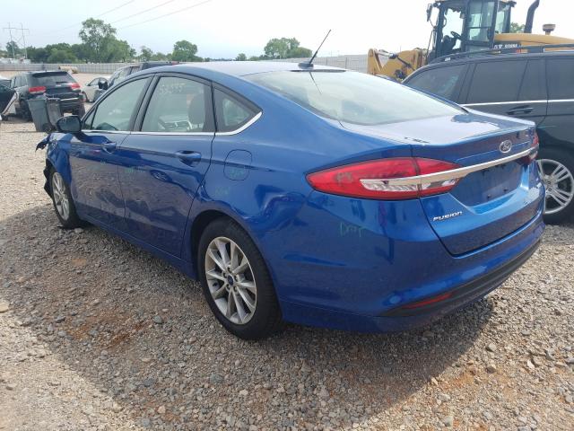 Photo 2 VIN: 3FA6P0HD9HR312607 - FORD FUSION SE 