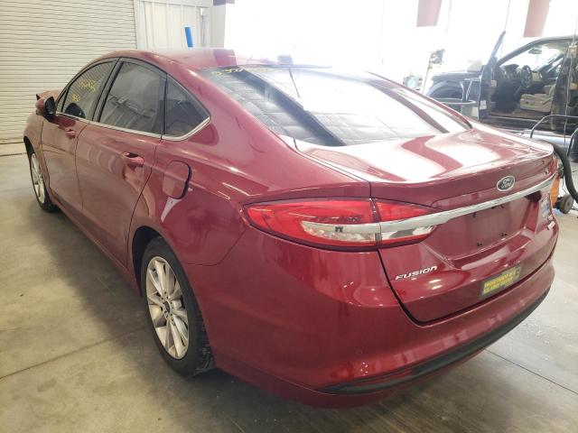 Photo 2 VIN: 3FA6P0HD9HR354470 - FORD FUSION SE 