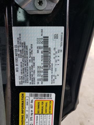 Photo 11 VIN: 3FA6P0HD9JR139399 - FORD FUSION 