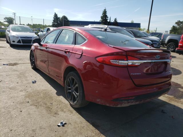 Photo 2 VIN: 3FA6P0HD9JR166201 - FORD FUSION SE 