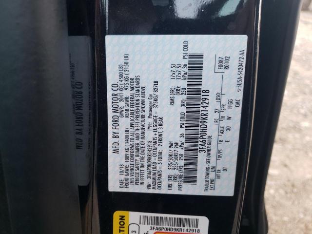 Photo 11 VIN: 3FA6P0HD9KR142918 - FORD FUSION 