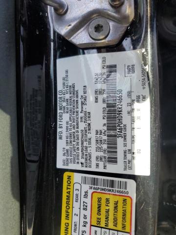 Photo 11 VIN: 3FA6P0HD9KR246650 - FORD FUSION SE 