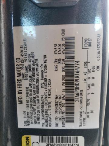 Photo 12 VIN: 3FA6P0HD9LR164774 - FORD FUSION SE 