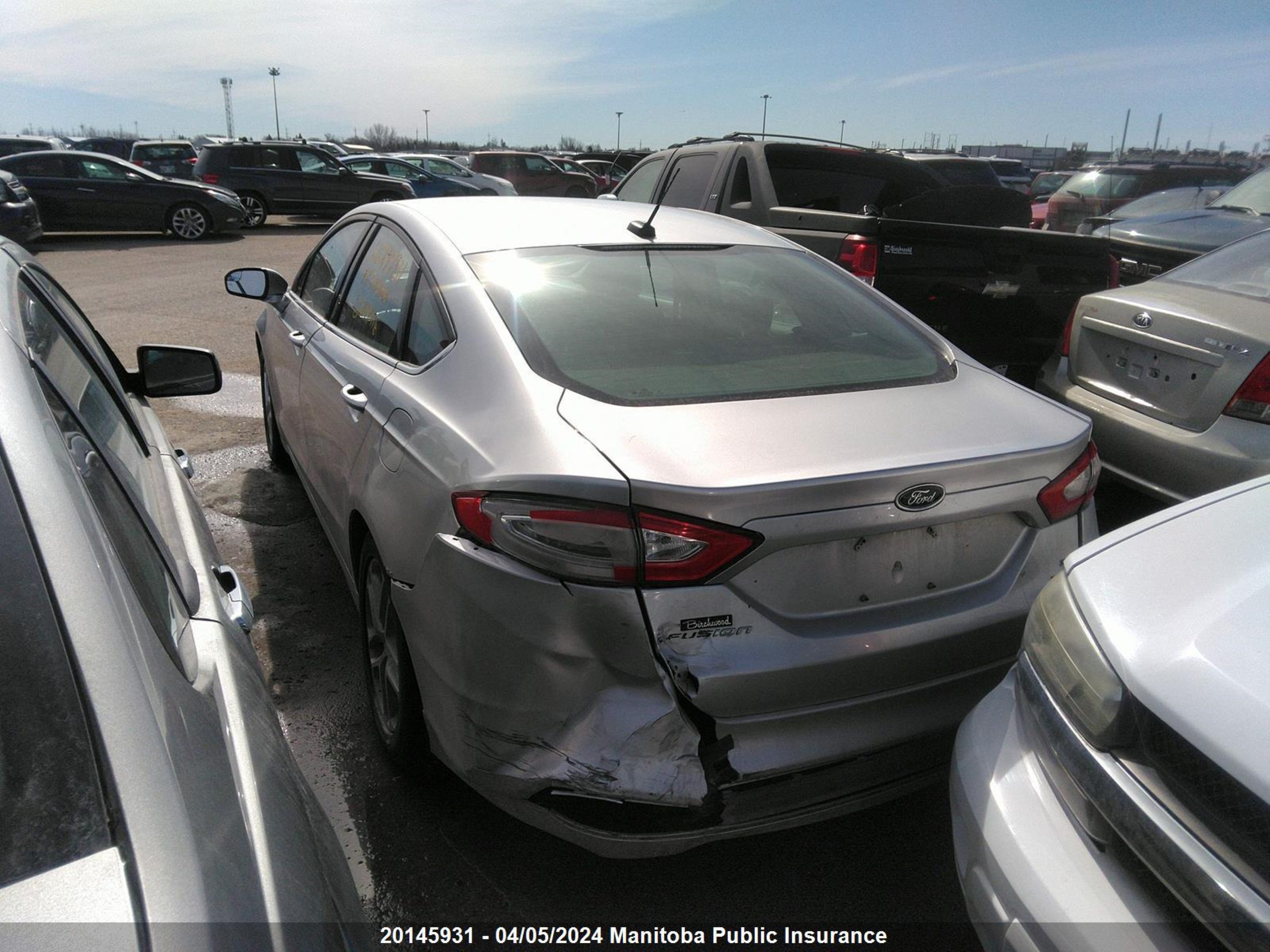 Photo 2 VIN: 3FA6P0HDXER249416 - FORD FUSION 