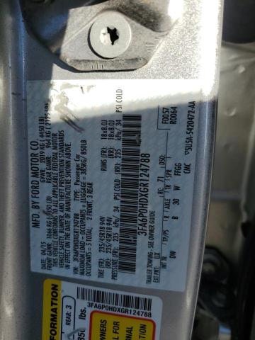 Photo 11 VIN: 3FA6P0HDXGR124788 - FORD FUSION SE 