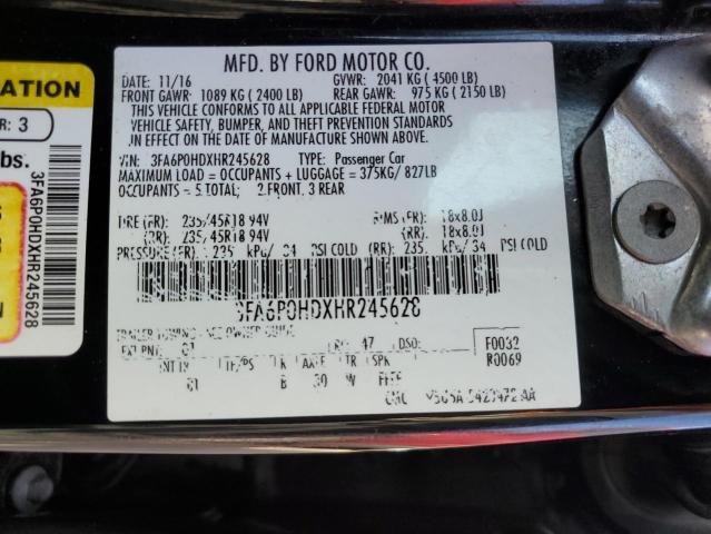 Photo 12 VIN: 3FA6P0HDXHR245628 - FORD FUSION 