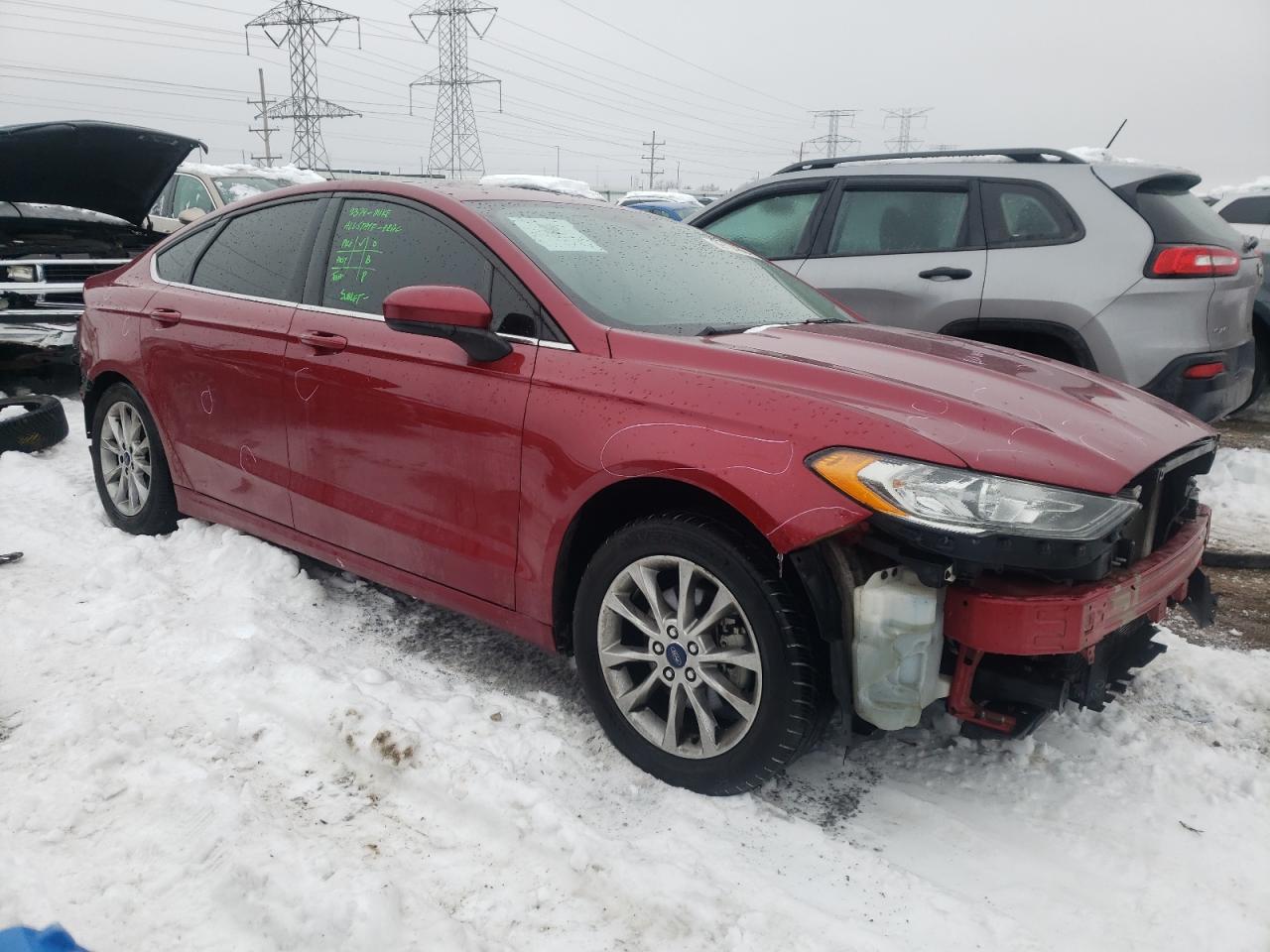 Photo 3 VIN: 3FA6P0HDXHR284123 - FORD FUSION 