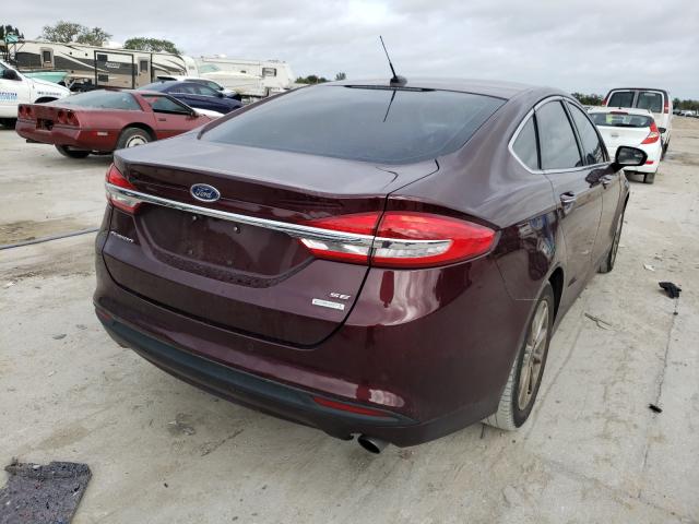 Photo 3 VIN: 3FA6P0HDXHR292271 - FORD FUSION SE 