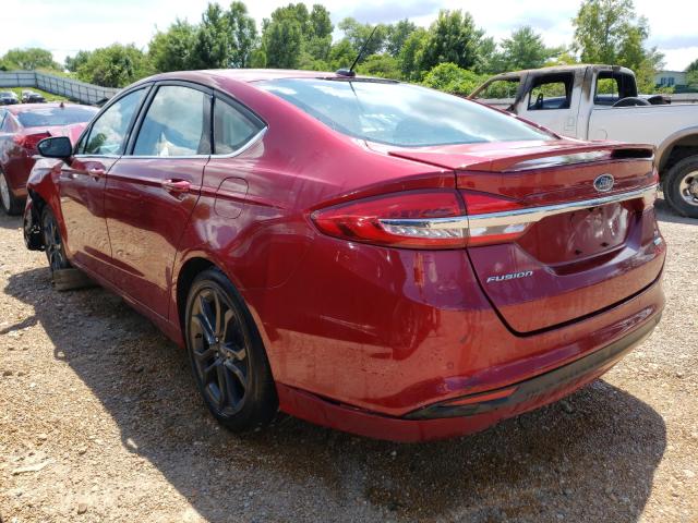 Photo 2 VIN: 3FA6P0HDXJR113880 - FORD FUSION SE 