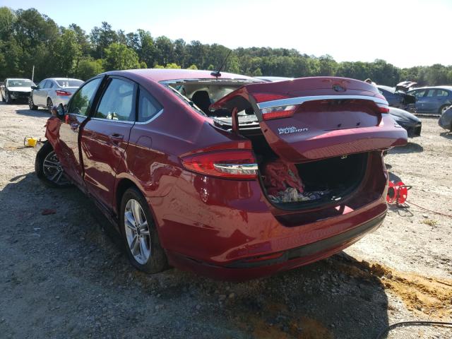 Photo 2 VIN: 3FA6P0HDXJR144417 - FORD FUSION SE 