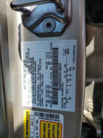 Photo 9 VIN: 3FA6P0HDXJR148659 - FORD FUSION SE 