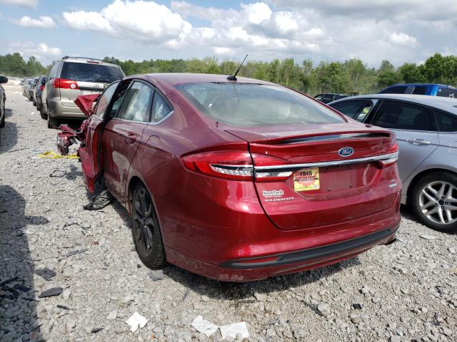 Photo 2 VIN: 3FA6P0HDXJR185081 - FORD FUSION SE 