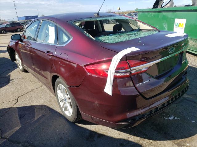 Photo 2 VIN: 3FA6P0HDXJR262094 - FORD FUSION SE 