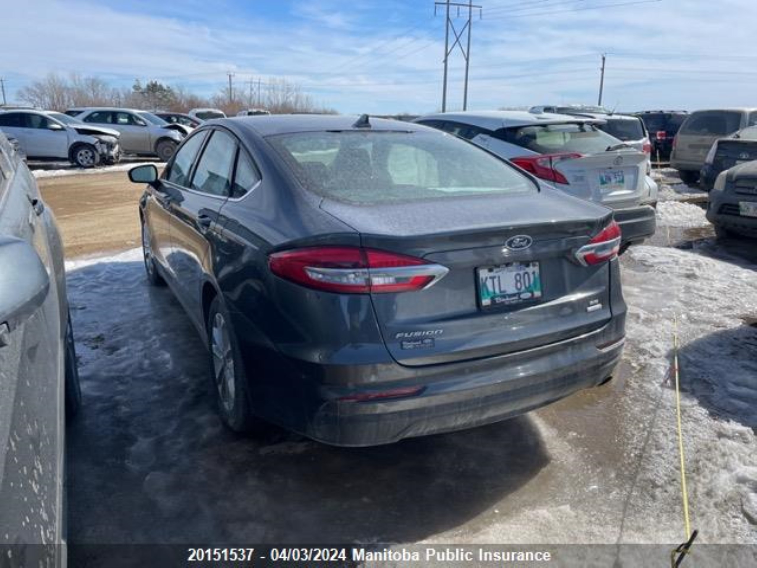 Photo 2 VIN: 3FA6P0HDXLR226635 - FORD FUSION 