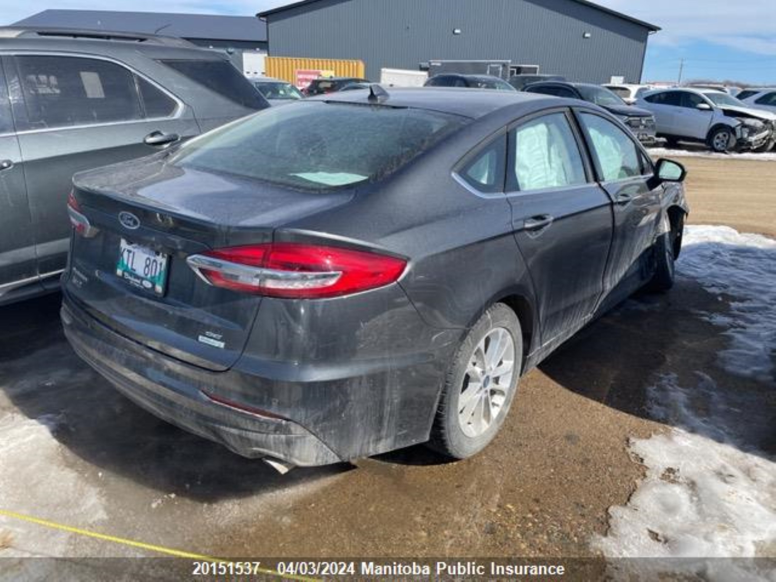 Photo 3 VIN: 3FA6P0HDXLR226635 - FORD FUSION 