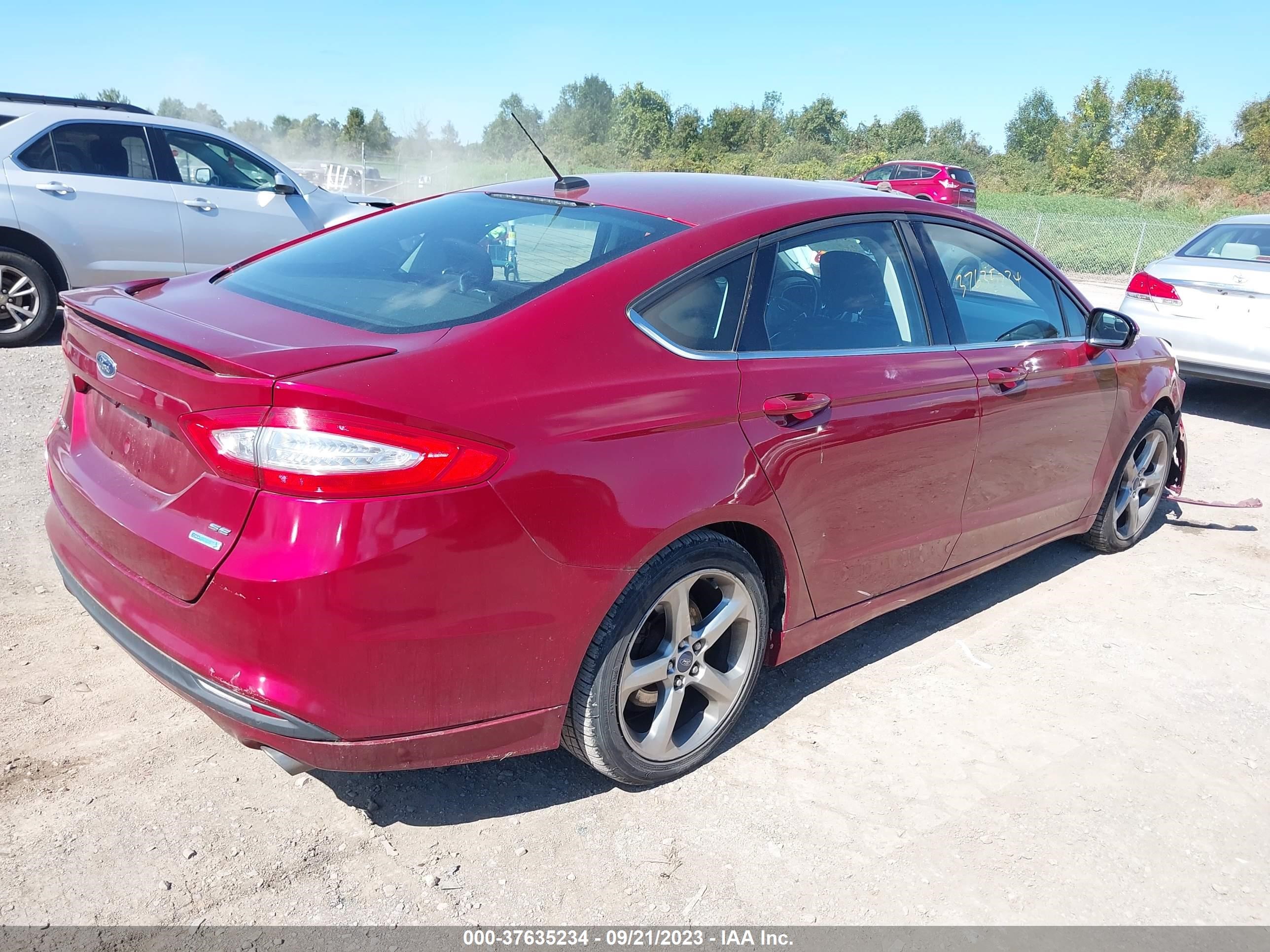 Photo 3 VIN: 3FA6P0HR0DR104931 - FORD FUSION 