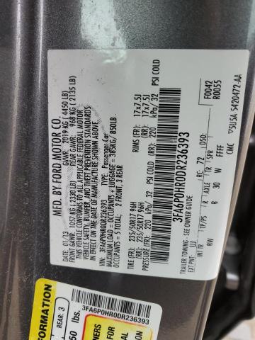 Photo 11 VIN: 3FA6P0HR0DR236393 - FORD FUSION 